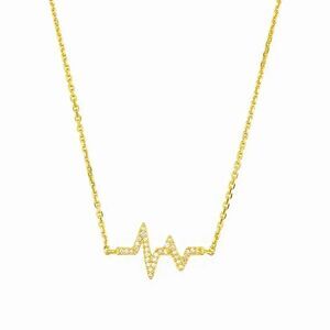 Sara Blaine/eSBe Gold Heartbeat Necklace